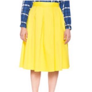 Yellow Studio Midi Skirt